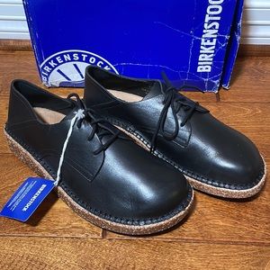 Birkenstock Vintage Wood Black Gary Shoe- Size 41